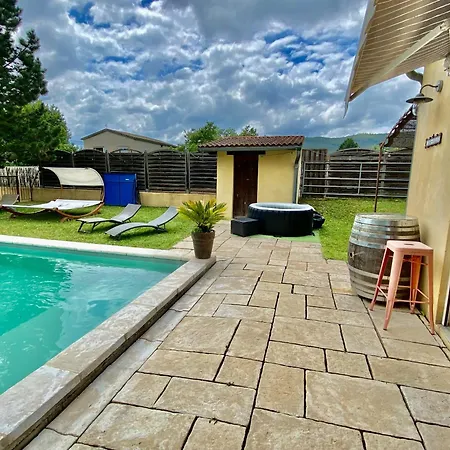 Maison 6p, 3ch, Piscine Chauffee, Jacuzzi, Cuisine D'ete, Jardin Clos Alba-la-Romaine
